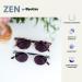 Opulize Zen Sunderer Glasses 2 Pack - Small Round Frame Scratch-Resistant UV400 Lenses Light Brown Tortoise +2.00 Diopter - International Shipping Available - Buy Online on GoSupps.com