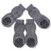 AKOPAWON anti-slip socks Dogs Cat socks 4 pieces of paw protection detention socks for inside pet dogs cat socks with rubber reinforcement S-4xL suitable for dogs from 1-36 kg 5xl for over 36 kg B-grau 4xL