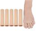 5 pieces cutable silicone toe protection toe cushion tube hose bandage soft gel finger protection toe cap pad for corns remover callus pillows bunion treatment callus (width 1.5 cm -length 15 cm)