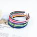 20 Pieces Colorful Fabric Overlay Slim Metal Headbands - Elastic Hair Ropes & DIY Tiara Accessories for Women - Buy Online on GoSupps.com