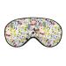 Paint Stains and Splashes Sleep Mask for Women Adjustable Sleeping Eye Shades Cover with Elastic Strap