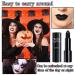 Black Matte Lipstick - Highly Pigmented Velvet Black Lipstick for Women | Long Lasting Waterproof Lip Gloss Stain | Perfect for Halloween & Goth Makeup - Buy Online on GoSupps.com