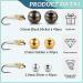 Skylety 120pc Fly Tying Beads w/ Plastic Box - Tungsten Round Ball Head Fly Tying Materials in Black Nickel, Gold, Silver - 3.0mm, 2.5mm, 2.0mm - Buy Online on GoSupps.com