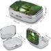 Welcome Frog Print Pill Box | 2 Compartment Medicine Organizer | Decorative Metal Pill Case for Pocket & Purse - Buy Online on GoSupps.com