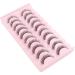 Parriparri Russian Strip Lashes - 10 Pairs Natural Look Curly Fake Eyelashes | Fluffy Wispy 3D Faux Mink Lashes for a Glamorous Look - Buy Online on GoSupps.com
