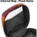 Portable Women's Menstrual Storage Bags | Cute Checkered Orange Bags for Pads Tampons & Menstrual Cups | Ideal for Teens - Buy Online on GoSupps.com