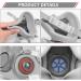Reusable Respirator MYGCCA Dust Respirator with Filter 2091 for Painting Epoxy Resin Asbestos Particulate Sanding Machine Polishing and Other Work - Buy Online on GoSupps.com