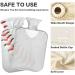 Naanle 1L Baseball Pointed Hot Water Bottle - Transparent Sports Heat Bottle for Bed Hand & Feet Warmer | Pain Relief & Cold Therapy - Buy Online on GoSupps.com