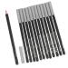 TEHAUX 12pi ces Crayon Eyeliner Noir Crayon Pour Yeux Pratique Outil De Maquillage Facile Utiliser