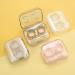 Anbeeiss Portable Contact Lens Case - 4 Pack Travel Set for Colored Lenses | Contact Lens Storage Container for Home & Travel - 64mm x 52mm x 19mm - Buy Online on GoSupps.com