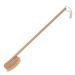 Redecker Bath and Foot Brush with Extra-Long Oiled Beechwood Handle, Stiff Tampico Fiber Bristles Exfoliate Skin, 24 inches, Made in Germany