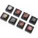 8 Colors Nail Sand Shell Gel Polish Home Nail Salon DIY Glitter Shiny Soak Off UV Gel Polish Set - Buy Online on GoSupps.com