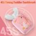 U-Shaped Electric Toothbrush for Kids | 360 Sonic Cleaning & 45S Timer | Rechargeable Toothbrush for Ages 2-6 - Pink - Buy Online on GoSupps.com