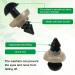 TOAOB 150pcs 6mm Black Plastic Safety Eyes for Stuffed Animals & Crafts - Buy Online on GoSupps.com