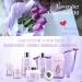 Lavender Spa Gift Basket for Women - 8Pcs Aromatherapy Home Spa Kit with Shower Gel, Shampoo, Body Oil, Bath Bomb, Soy Candle & More - Perfect Mothers Day Gift - Buy Online on GoSupps.com
