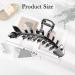 2 Pcs Large Fish Bone Hair Clips - Non-slip Metal Hair Claw Clips in Black and Gold for Thick or Thin Hair - Geometric French Hair Grip Accessories for Women - Buy Online on GoSupps.com