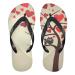 Mnsruu flip -flops with a tree motif heart shape for Valentine's Day for home hotel spa bedroom travel size s for men and women