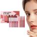 Teksome Lip pencil and lipstick kit lip pencil and lipstick set - Lip makeup set | Non-stick lip makeup set set of