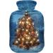 Buy KCLDECI 2L Hot Water Bottle with Cover - Christmas Tree Lights Winter Comfort Pain Relief & Foot Warmer - Hot & Cold Therapy for Cramps - Buy Online on GoSupps.com