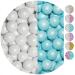 One-in 700g crispy chocolate operlen mix white-bright blue pearl gloss-Ca 1.8 cm large chocolate ball guest gifts wedding baptism communion chocolate drage chocolate linen wedding almonds Candy bar nikah Sekeri