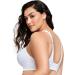 Glamorise Women's No Bounce Plus Size Camisole Sports Bra #1066 | 42DD White - Buy Online on GoSupps.com