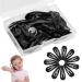 Avodova 50 pieces of hair clips 3cm children hair clips hair accessories hair clips hair clips metal children hair clip snap hair clip for girls children and women (black)