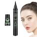 Eyelash Pencil Makeup Tool Eyebrow Stencil Stamp Eyebrow Eyeliner Pencil Long-Lasting Quick Drying Waterproof Double Tip for Sensitive Eyes and Defined Eyebrows Shakven Green