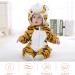 COOKY.D Unisex Winter Hooded Romper Jumpsuit - 2-36 Months (Tiger Design) | 30-36 Months Size - Buy Online on GoSupps.com