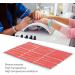 Natudeco 10 Sheet Nail Art Tape Nail Mounting Tape Salon Double Sided Adhesive Tape Accessory for Nail Tip Color Display for Salon - Buy Online on GoSupps.com