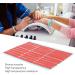 Nail Tip Display Tape 10 Sheets Nail Art Mounting Tape Double Sided Adhesive Tape Accessory for Nail Tip Color Display Home Nail Salon Use Red Transparent Tape - Buy Online on GoSupps.com