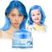 Temporary Hair Color Wax lonstin Blue Hair Dye Paint Wax Washable Instant Colored Hair Wax Gel Cream Mud Hair Makeup Men Women Halloween Party
