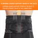 Air Mesh Back Support Belt for Men & Women | Lower Back Pain Relief & Anti-Skid Lumbar Support for Sciatica & Scoliosis | Black Size L (Waist: 39.7-51.1 Inch - Buy Online on GoSupps.com