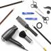 Barber Pencil Set with Built-in Sharpener - Hairline Razor Trace & Beard Guide Outliner Pencils for Men (8 Pieces, Black, White, Dark Brown, Light Brown) - Buy Online on GoSupps.com