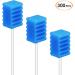 300 Pcs Unflavored Sterile Oral Swabs for Mouth Cleaning - Individually Wrapped Dental Swabsticks (Dental Blue) - Buy Online on GoSupps.com