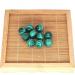 Stone 10pc Natural Green Malachite Crystal Reiki Gemstone No Hole Round Beads 12mm Balance Gemstone Decoration ERTEYIN - Buy Online on GoSupps.com