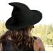 Unisex Cooling Hat with Large Brim for Summer - Foldable Witch Costume Baseball Cap in Black - Buy Online on GoSupps.com