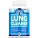 Lung Support Supplement - Natural Capsules for Lung Cleanse and Detox - Made in USA - Respiratory System; Mucus Clear - Vegan Supplement for Lung Detox; Respiratory Support - 60 Capsules