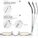 Joopin Blue Light Filter Glasses for Men - Round Metal Frame Gaming & Computer Glasses - Anti-Blue Light A22-Sliber - Buy Online on GoSupps.com