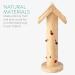 Navaris Wooden Ladybird Habitat - Hanging Ladybug House Shelter for Garden - Handcrafted Pinewood Insect Hotel for Bug Hibernation - Buy Online on GoSupps.com
