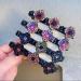 Sparkling Crystal Stone Braided Hair Clips Crystal Stone Braided Hair Clips Braided Hair Clips for Women Hair Clips for Quick Change of Look Styling (4PCS-C) - Buy Online on GoSupps.com