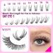 Cat Eye Lash Clusters - Natural Wispy Eyelash Extensions C Curl | DIY False Eyelashes by Geeneiya (192 Pcs 12 Pairs) - Shop Now - Buy Online on GoSupps.com