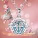 INFUSEU Charm Essential Oil Diffuser Necklace - Aromatherapy Jewelry for Women & Girls with Butterfly Pendant & 7 Lava Stones for Anxiety Relief - Buy Online on GoSupps.com