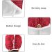 Hair Drying Cloth Set - Red Microfiber Hair Towels for Women | Quick Drying Hair Turban with Buttons - 2 Pieces | Perfect for Christmas Gifts - Buy Online on GoSupps.com