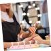FRCOLOR 2 Sets Nail Practice Holder Acrylic Nail Stand Convenient Nail Display Decorative Nail Stands Training Magnetic Nail Stands Ear Piercing Kit Fixture Manicure Plastic - Buy Online on GoSupps.com