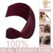 22 inch SEGO Clip in Hair Extension Human Hair One Piece #99J Wine Red 100% Remy Real Hairpieces for Women 3/4 Full Head Straight (55g) - Buy Online on GoSupps.com