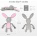 Tonyfy Dog Toys: Squeaky Plush & Interactive Cotton Rope Toys for Puppies & Small/Medium Dogs - Gray Hare - Buy Online on GoSupps.com
