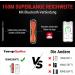 ThermoPro Temppike Wireless Meat Thermometer - 150m Bluetooth Grill Thermometer | IP67 Waterproof | Perfect for Oven Smoker and Air Fryer - Dishwasher Safe - Orange - Buy Online on GoSupps.com