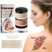 CENNYO Tattoo Cover Up  2 Colors Makeup Waterproof  Invisible Skin Concealer Set  Long Lasting Suitable for and Scars  Dark Spots  Vitiligo  0.07 kilograms