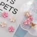 cobee 16PCS Flower Hair Clips Crystal Rhinestone Petal Hair Clip Small Hair Clips Mini Hair Claw Clips Fashion Hair Accessories for Women Girls Birthday and Wedding Party Daily (Beige Pink) - Buy Online on GoSupps.com