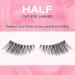 Sixstarhair Cat Eye Wispy Corner False Eyelashes - 10 Pairs, Natural Look, Reusable Clear Band Half Lashes - H-10 - Buy Online on GoSupps.com